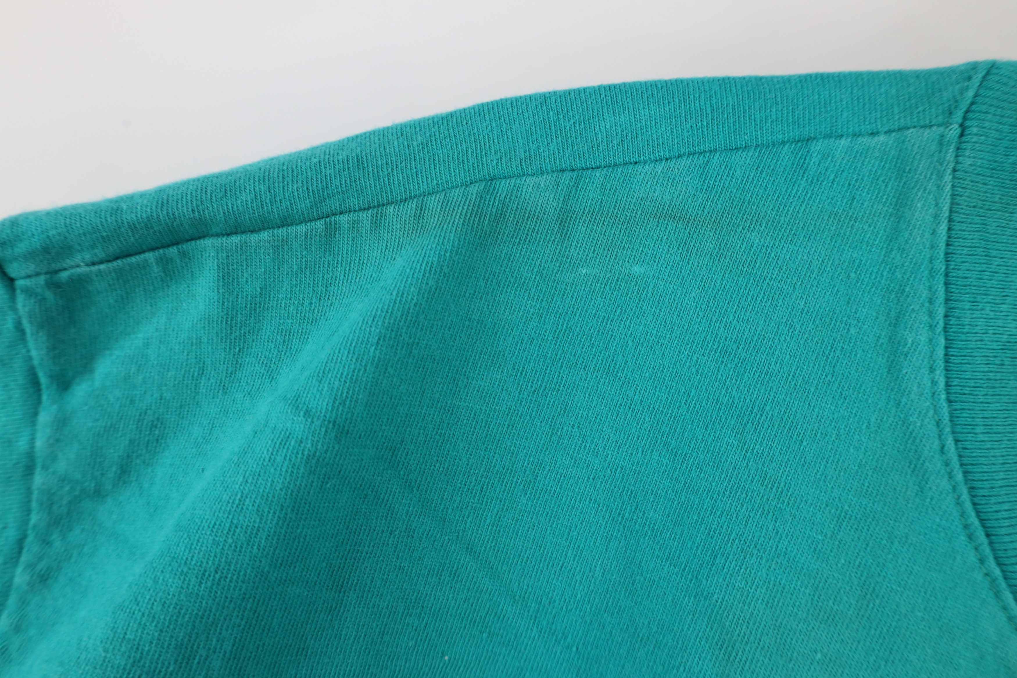 Hanes × Vintage Vintage 80s 90s Hanes Blank Cotton Henley T-Shirt Teal Size US XL / EU 56 / 4 - 6 Thumbnail