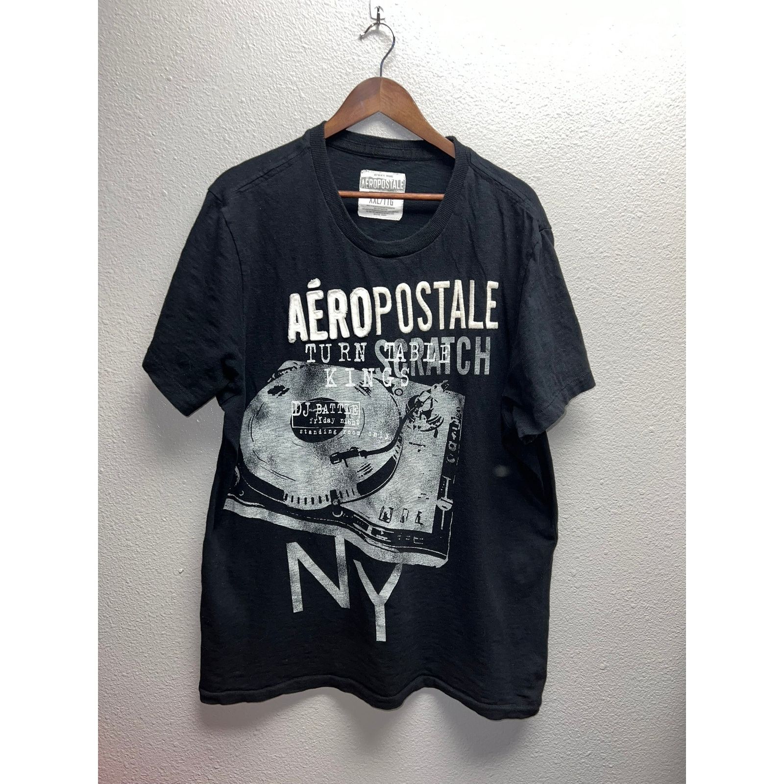 Vintage Aeropostale Turn Table Kings Shirt DJ Battle Music Tee XL Size US XL / EU 56 / 4 - 1 Thumbnail