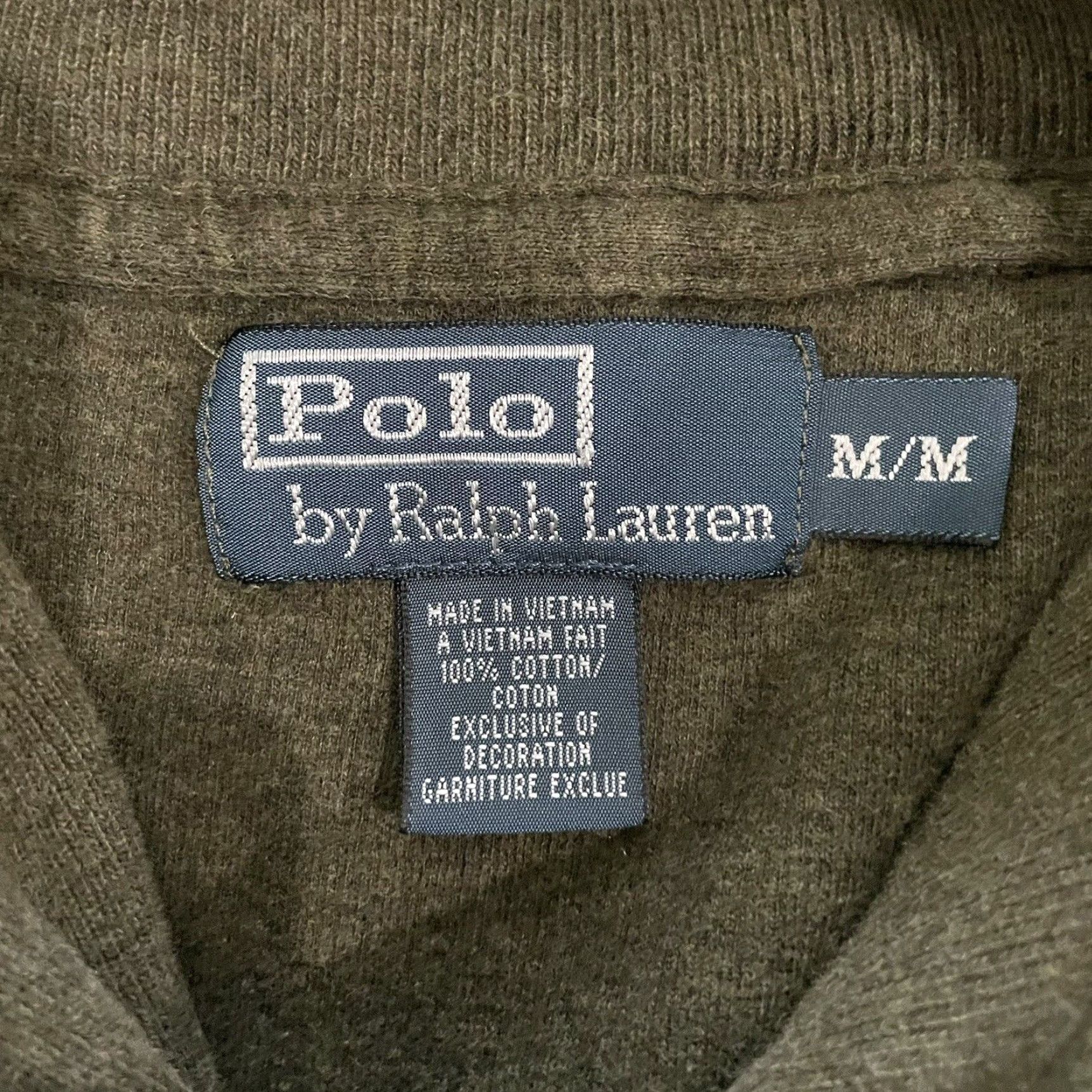 Polo Ralph Lauren VINTAGE Polo Ralph Lauren Sweatshirt Men Size M Army Green Pullover Size US M / EU 48-50 / 2 - 4 Thumbnail