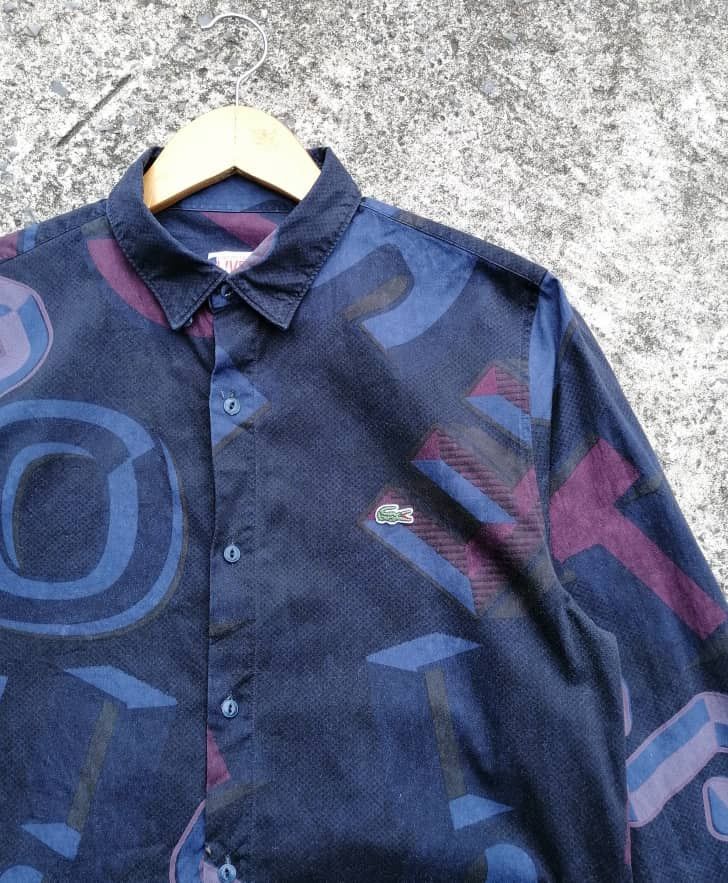 Lacoste Lacoste Nice Design Button Downs Longsleeve Shirt Size US M / EU 48-50 / 2 - 2 Thumbnail