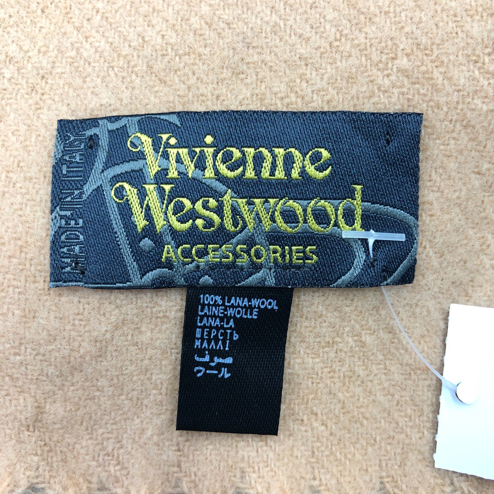 Japanese Brand Vintage Vivienne Westwood Scarf Muffler Orbs Wool Scarves Size ONE SIZE - 5 Thumbnail