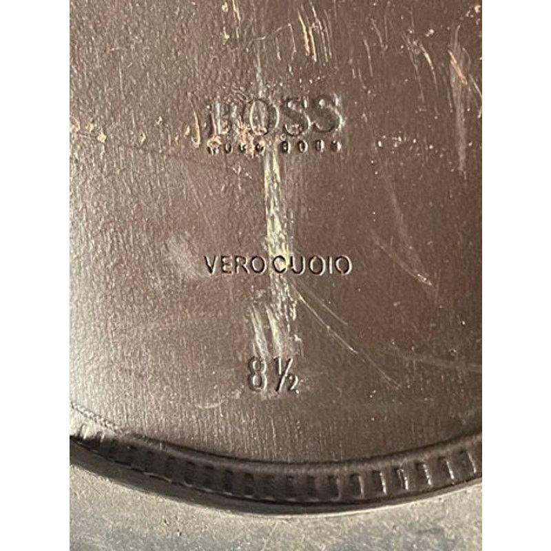 Hugo Boss HUGO BOSS Chukka Black Leather Lace Up Desert Boots US 8.5 Size US 8.5 / EU 41-42 - 7 Thumbnail