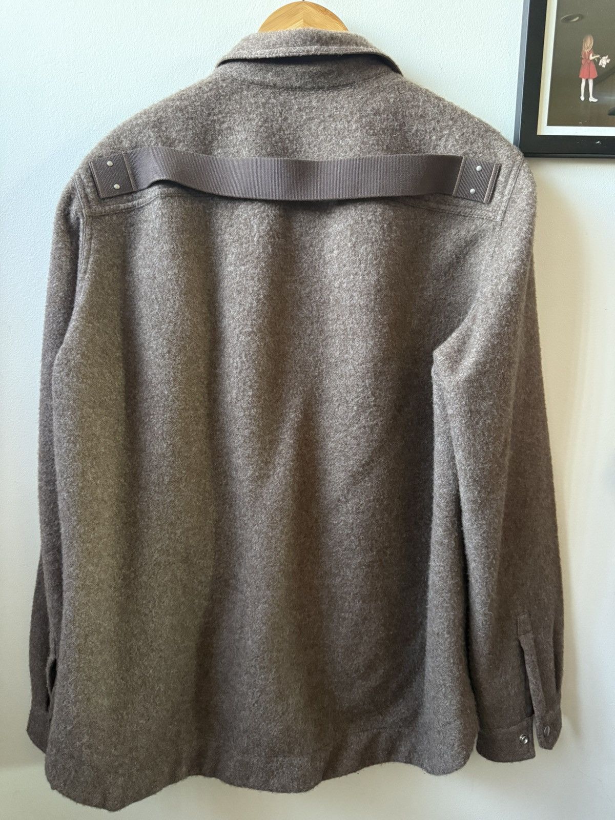 Rick Owens Overshirt/Jacket in “Fawn” Size US L / EU 52-54 / 3 - 2 Thumbnail