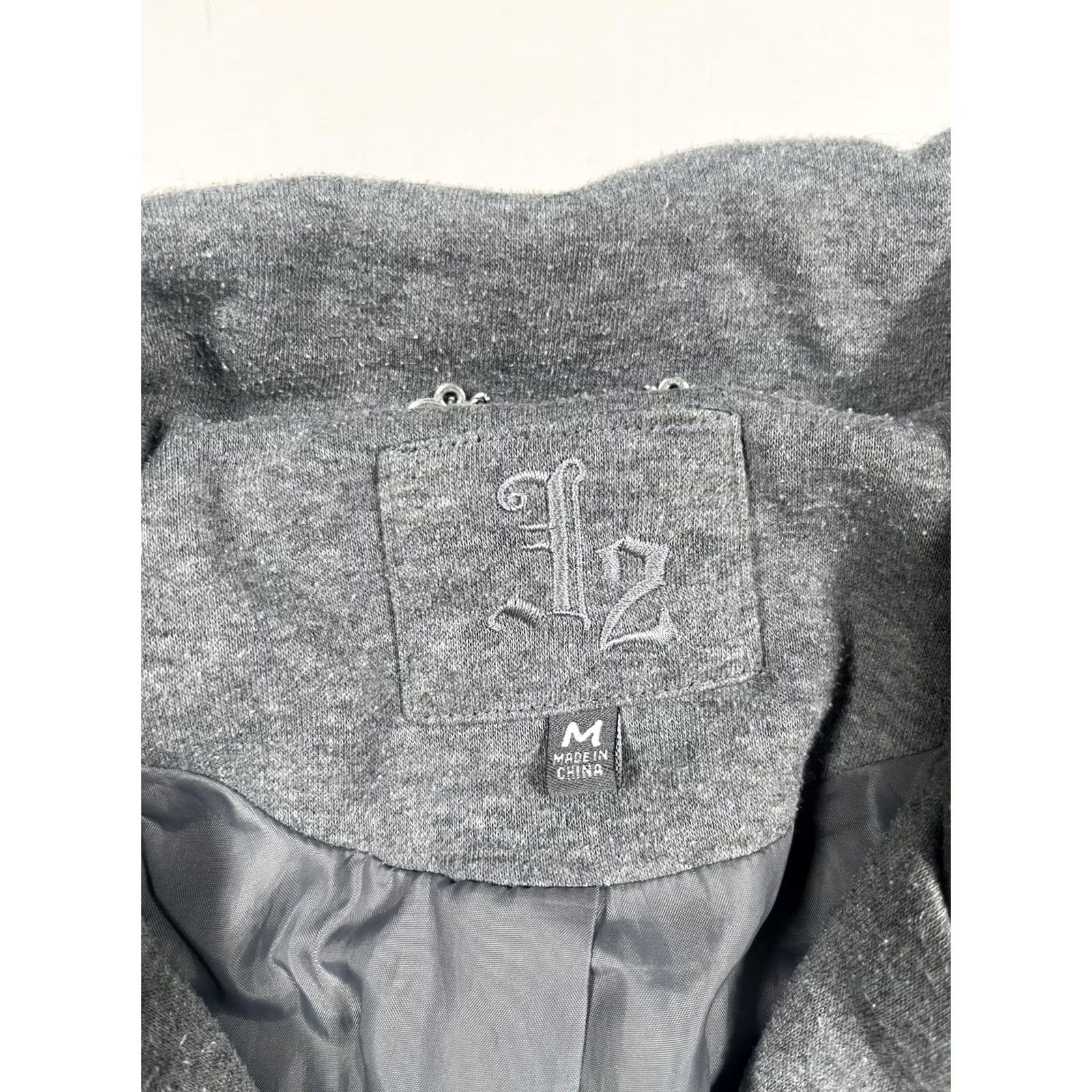 Vintage J2 Joe Jou Belted Coat Womens Medium Gray Fleece Trench Mid Length Button Lined Size M / US 6-8 / IT 42-44 - 3 Thumbnail