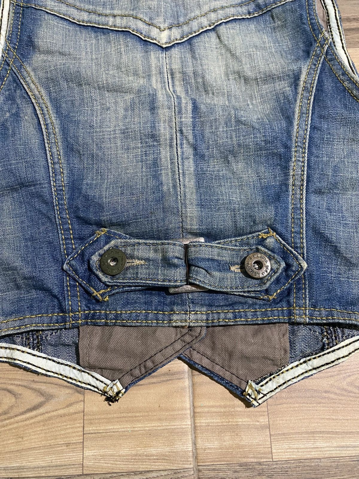 Japanese Brand LOLITA VEST DENIM Size S / US 4 / IT 40 - 5 Thumbnail