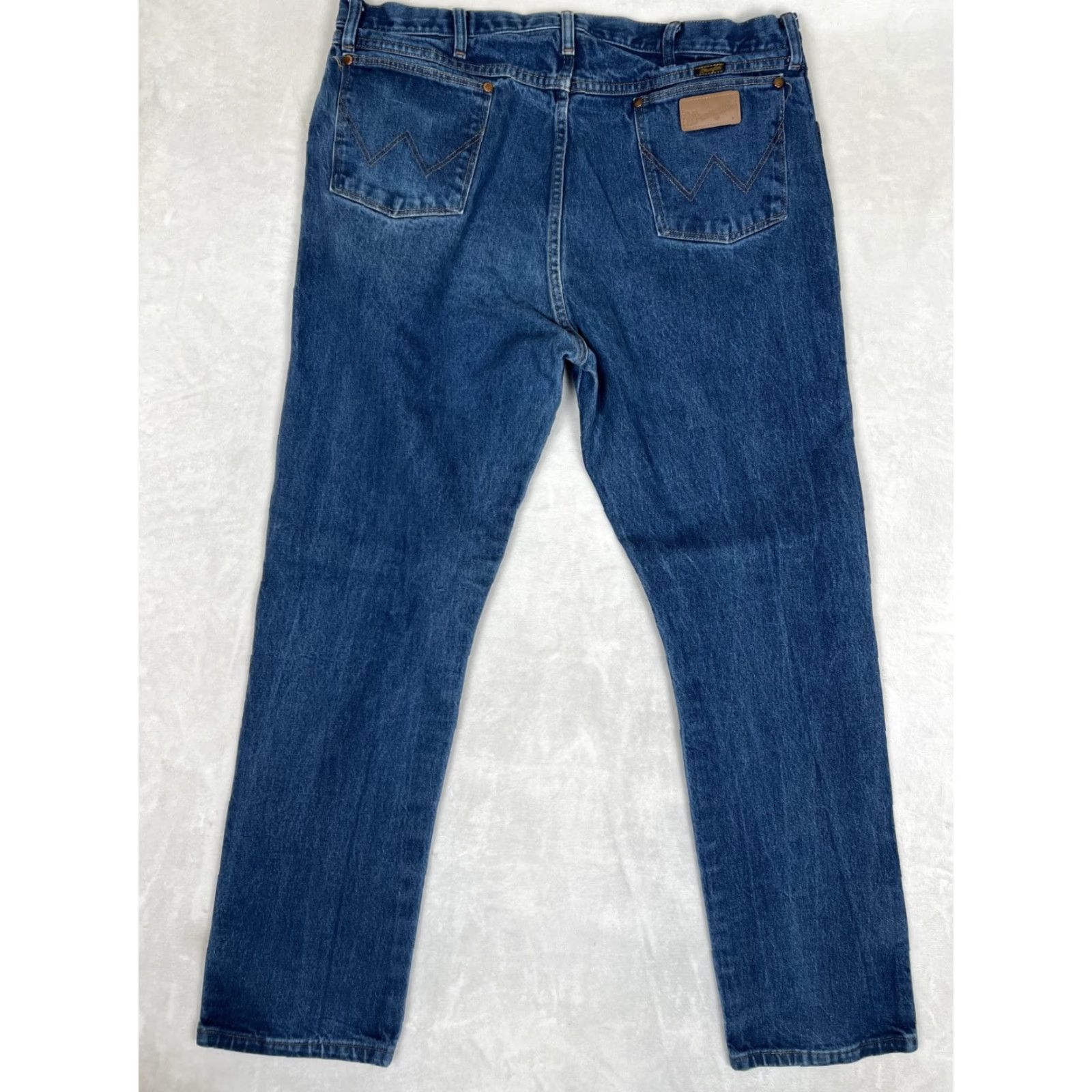 Wrangler VINTAGE Wrangler Jeans 13MWZ Denim Regular 40x34 Blue Cowboy Cowboy Cut 5-Pocket Mens Jeans Regular Fit Mens Jeans Size US 40 / EU 56 - 6 Thumbnail