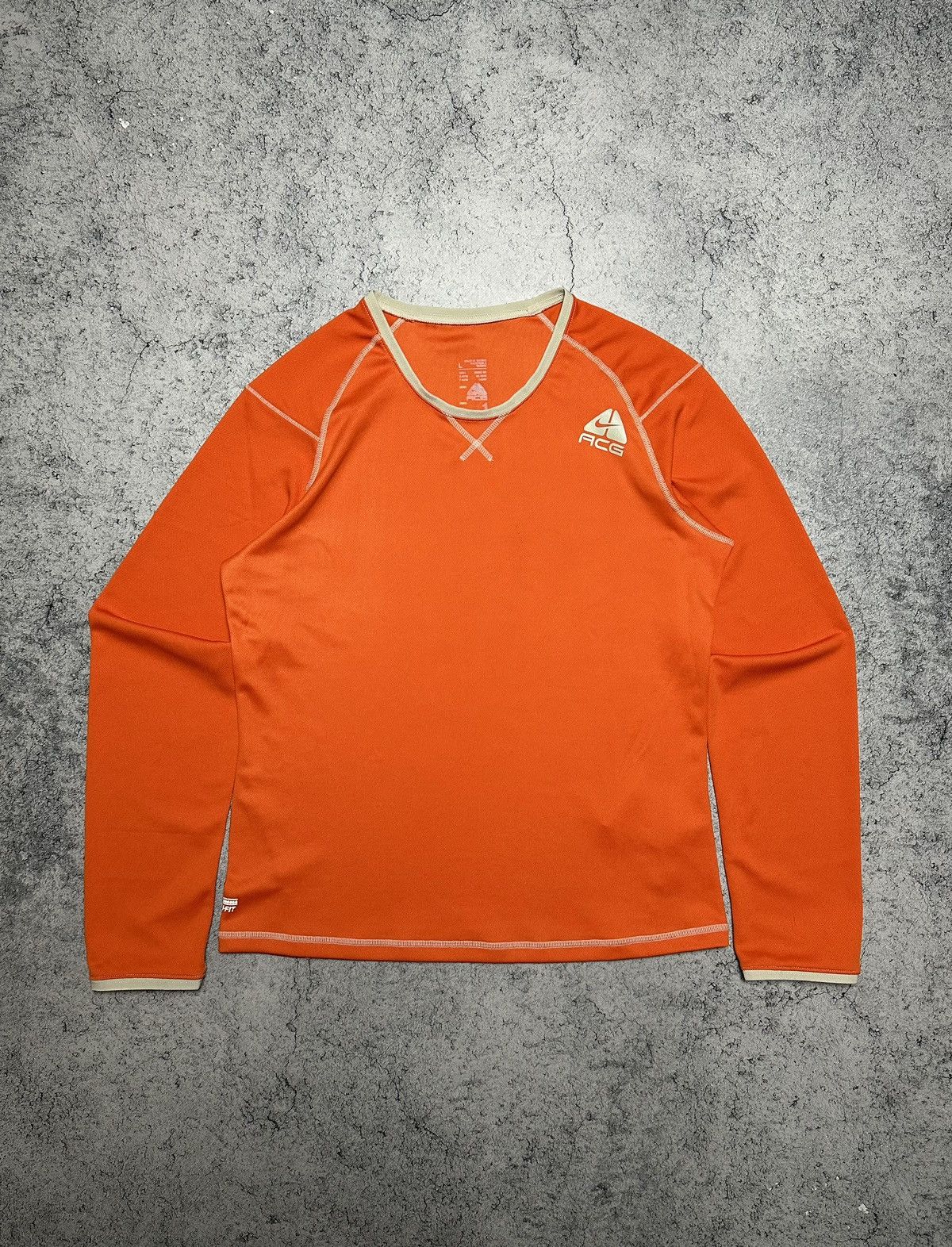 Nike ACG Vintage Nike ACG Outdoor Long Sleeve Thermo T-Shirt Size L / US 10 / IT 46 - 1 Thumbnail