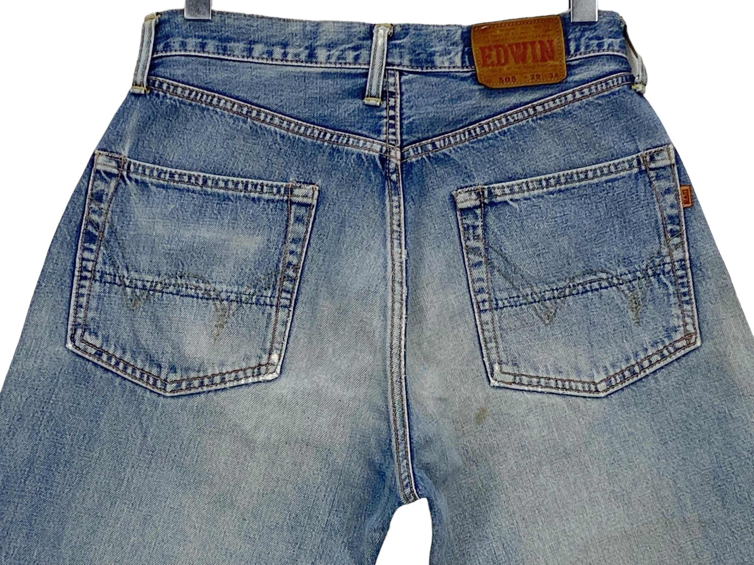 Edwin × Vintage Edwin Selvedge Short Denim Japanese Pants Japan Made Size US 28 / EU 44 - 6 Thumbnail