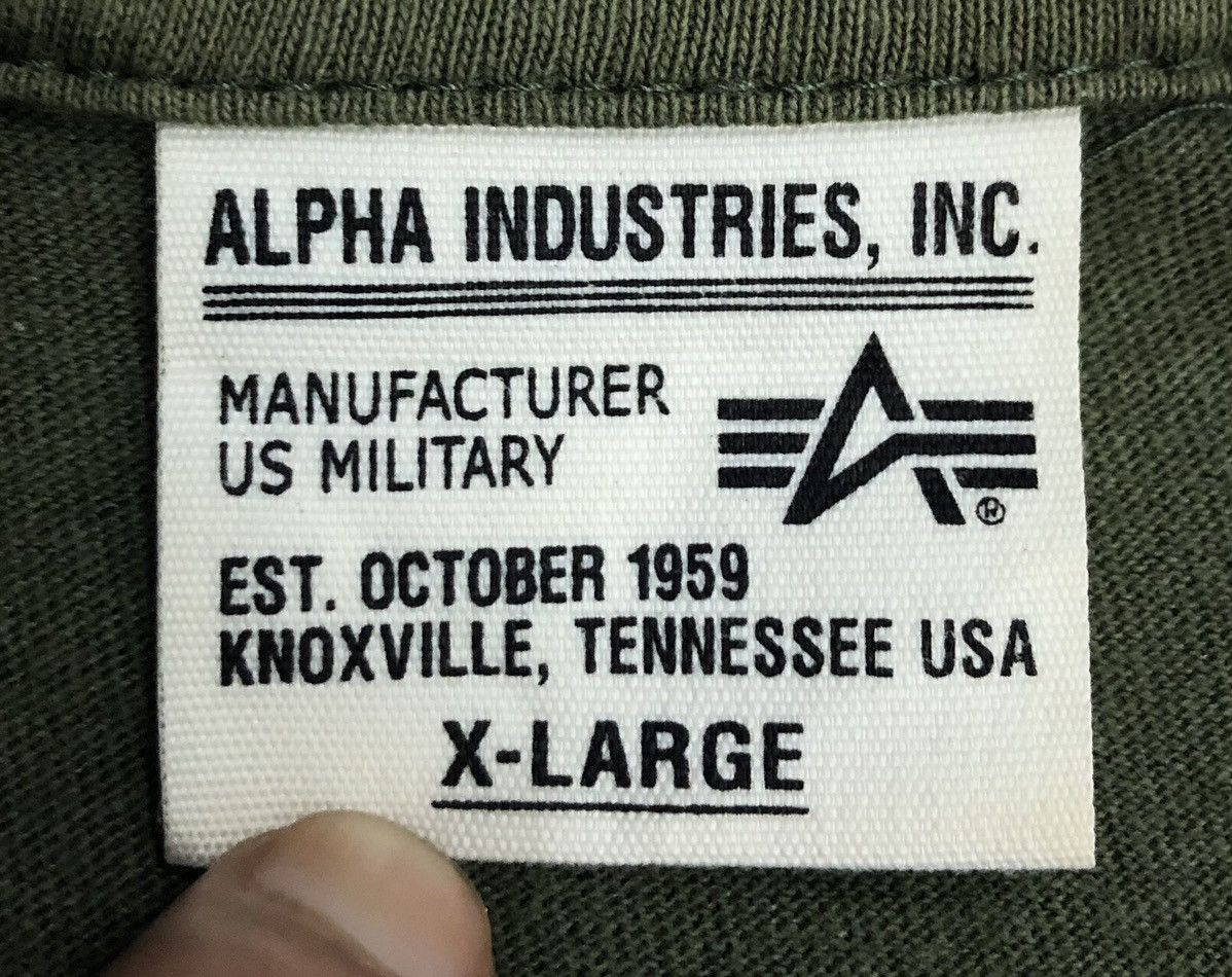 Alpha Industries Vintage Alpha Industries, Inc. T-Shirt Size US XL / EU 56 / 4 - 8 Thumbnail