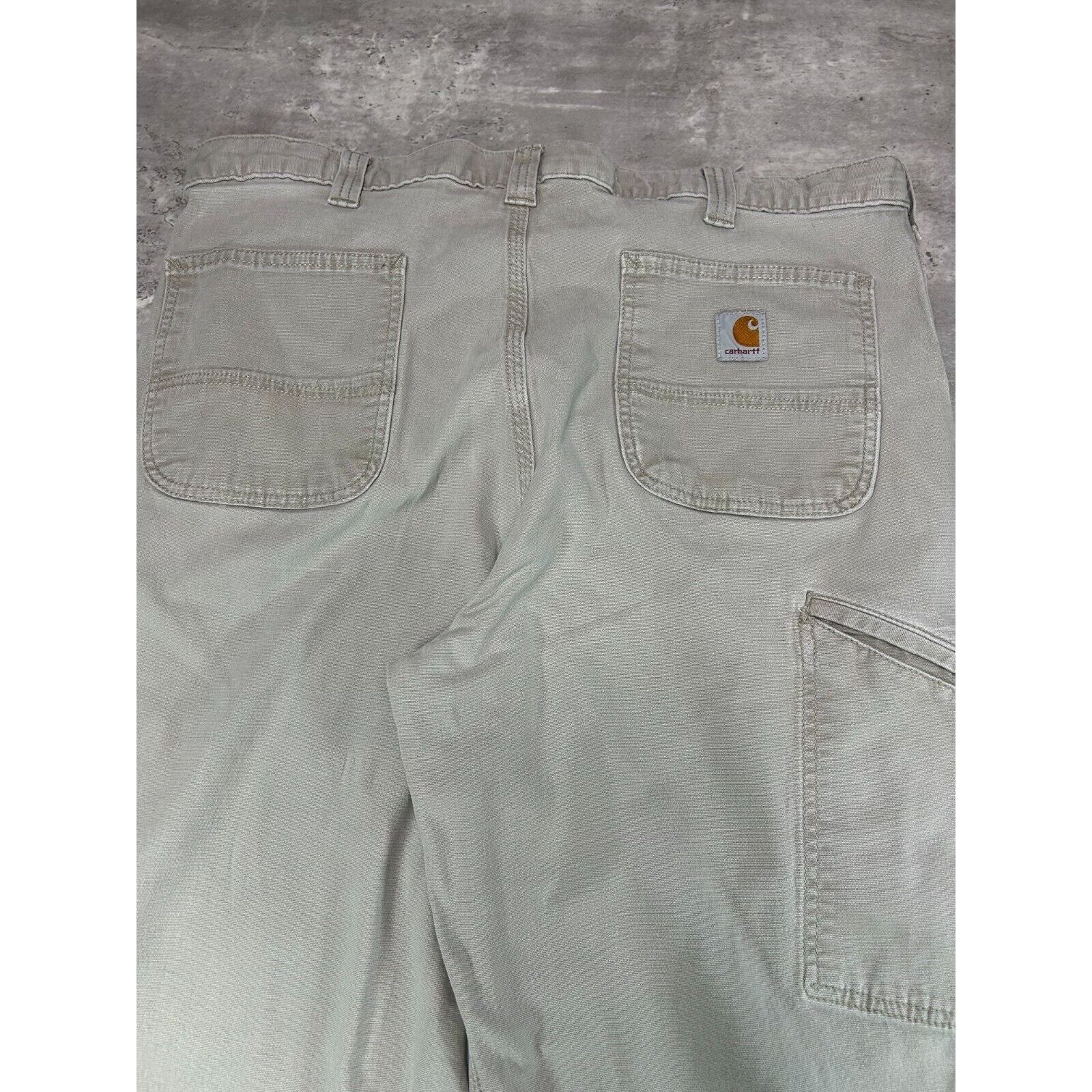 Carhartt Carhartt Relaxed Fit Canvas Workwear Five Pocket Pants Sz 38 Size US 38 / EU 54 - 7 Thumbnail