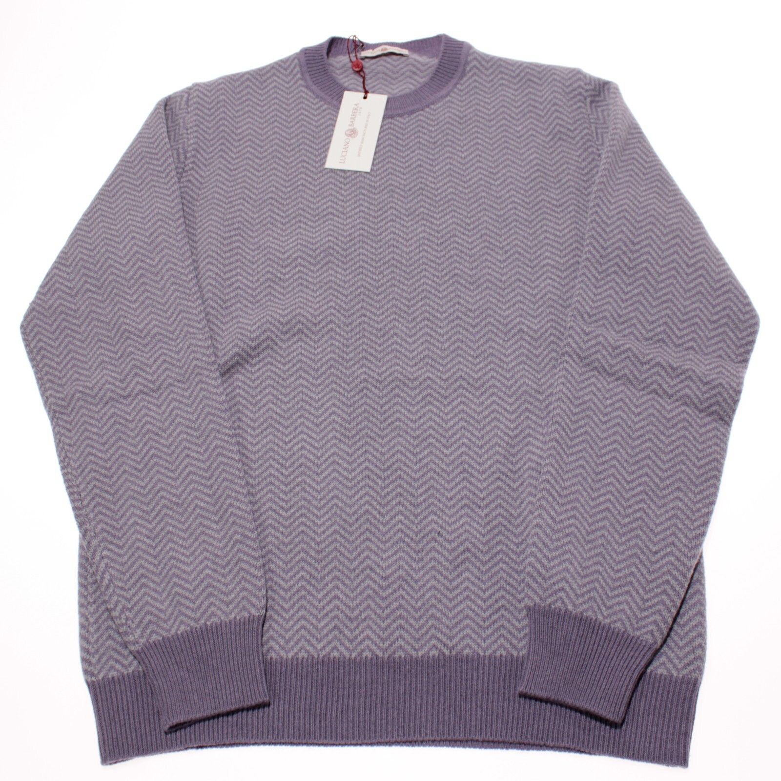 Luciano Barbera Luciano Barbera Sweater Size US L in Purple Size US L / EU 52-54 / 3 - 3 Thumbnail