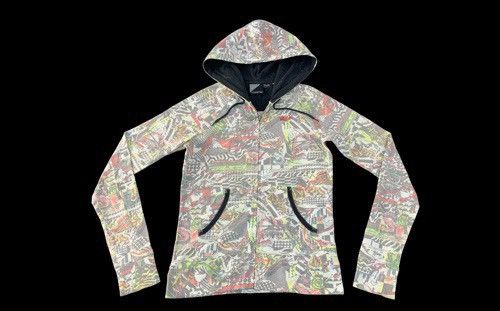 Vintage Hype Volcom Over Printed Big Front Pocket Full Zip Hoodies Size S / US 4 / IT 40 - 1 Thumbnail