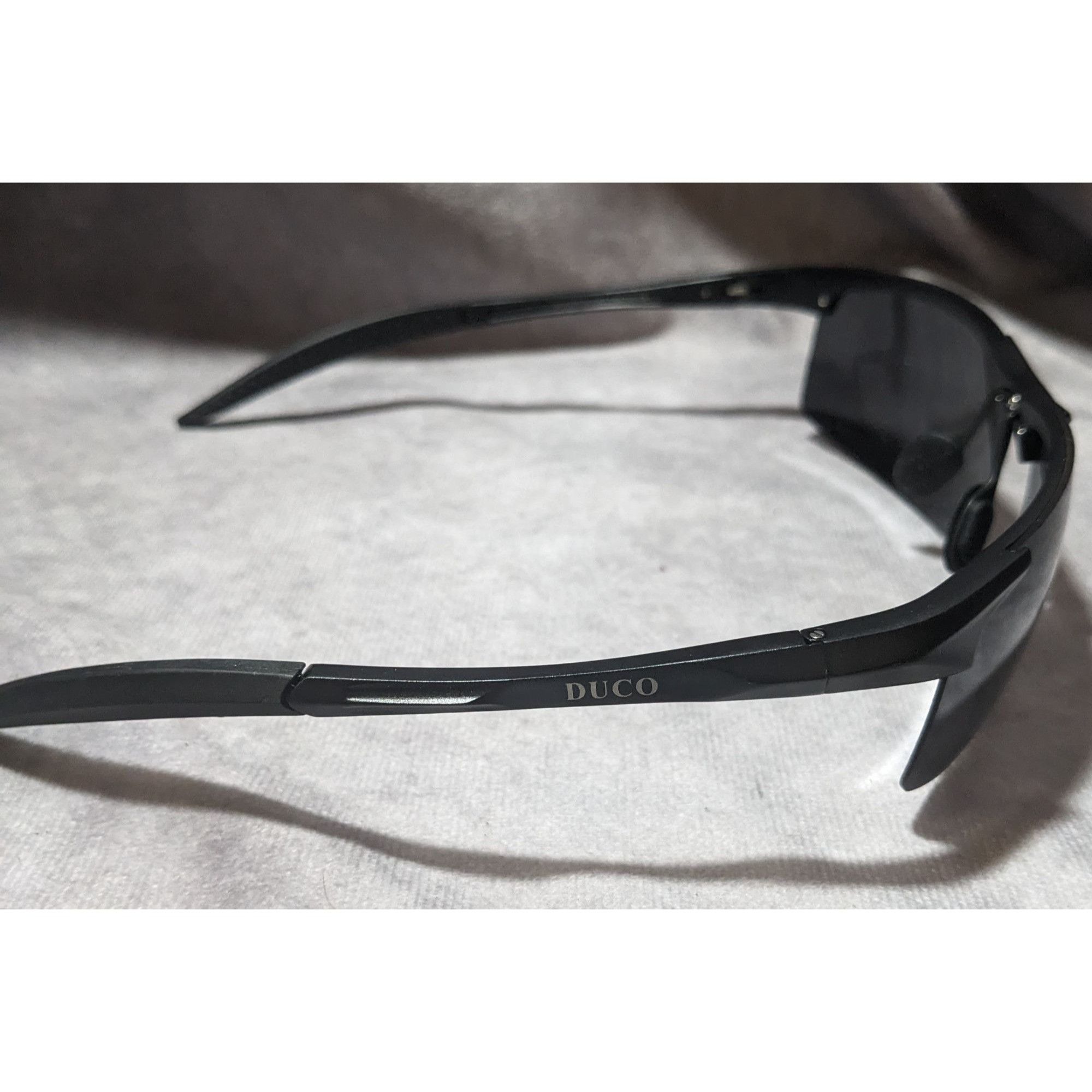 Other Duco Sports Mens Black Polarized Metal Frame Sunglasses Size ONE SIZE - 3 Thumbnail