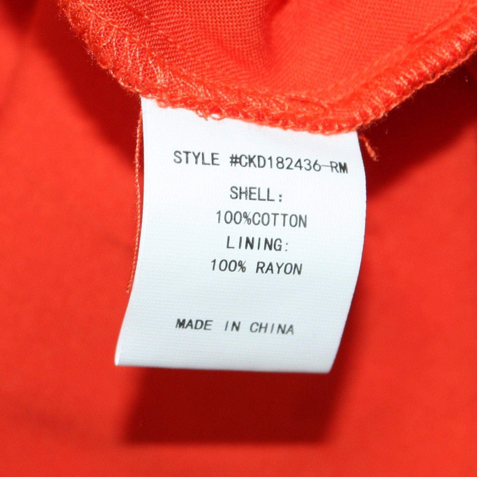 Other Mellóday Eyelet Ruffle Hem Dress in Orange Red Color NWT Size M / US 6-8 / IT 42-44 - 10 Thumbnail