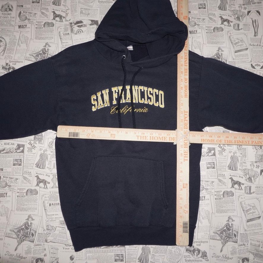 Hanes Small -Vintage Y2K San Francisco California embroider hoodie Size US S / EU 44-46 / 1 - 4 Thumbnail