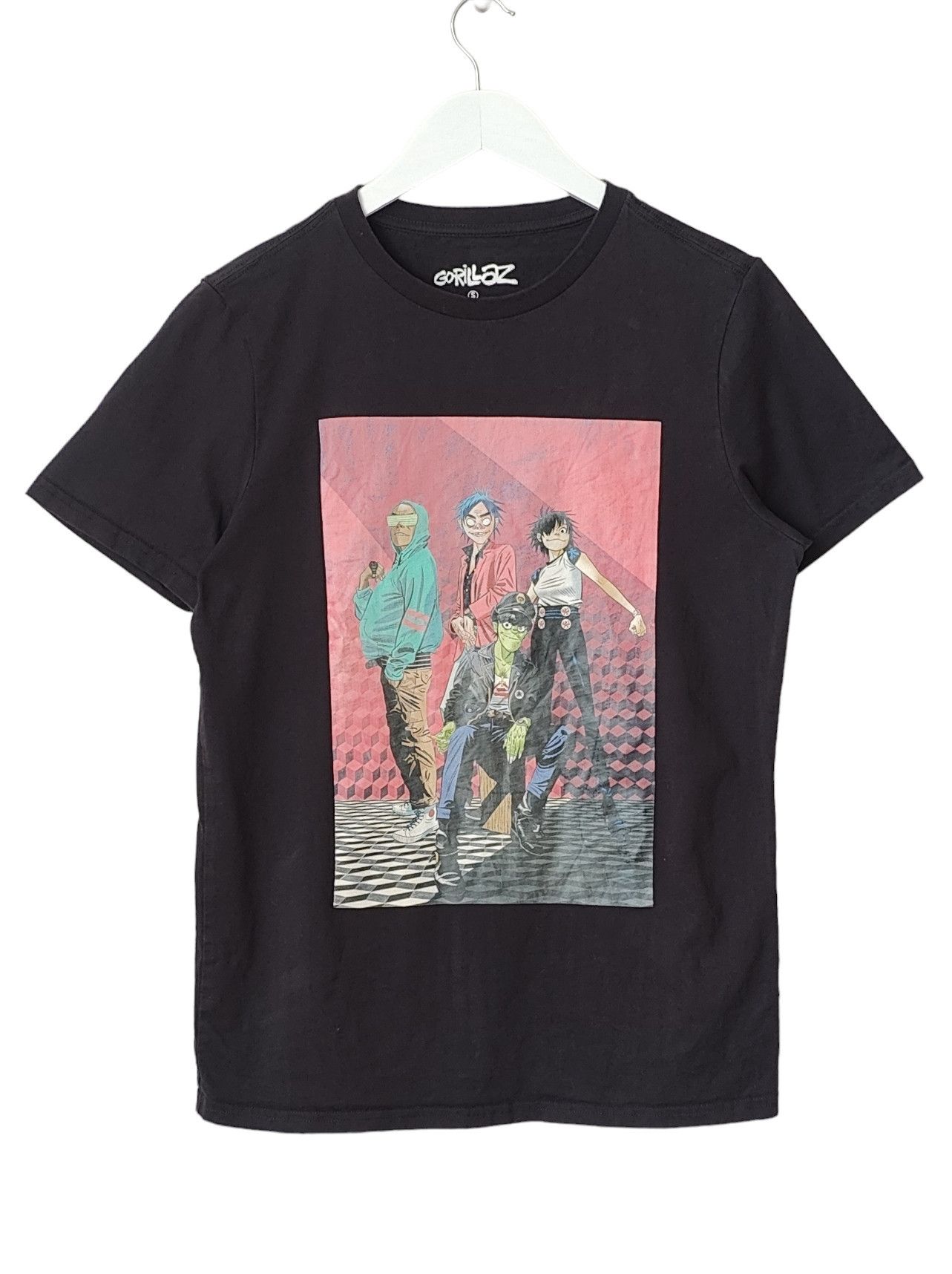 Gorillaz Big Paint 2000s VTG Vintage Official Tshirt Blur