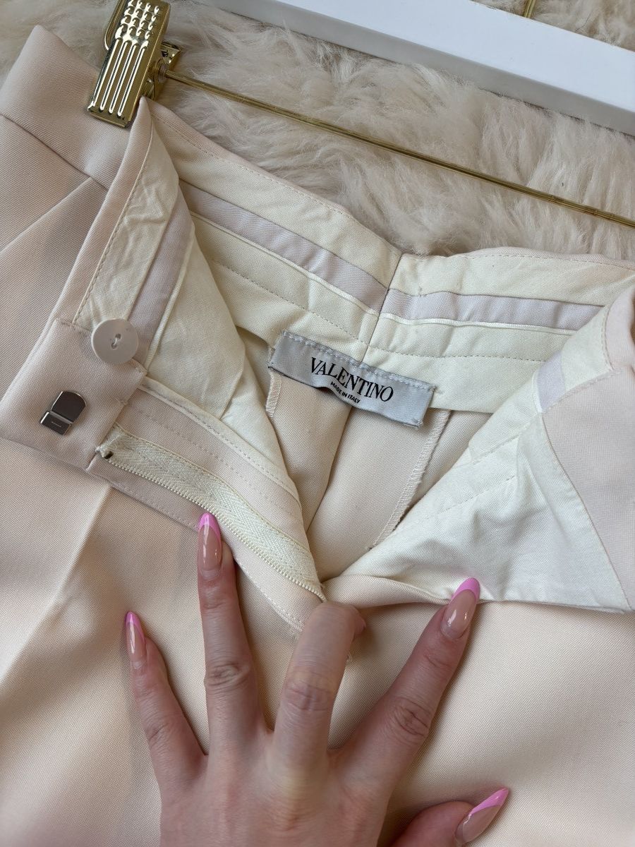 Valentino Valentino Garavani cream pants Size 36" / US 14 / IT 50 - 3 Thumbnail