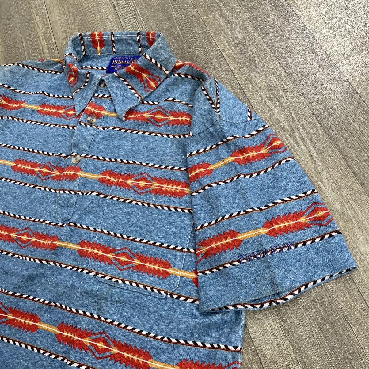Pendleton Vintage Pendleton Native Pocket Navajo Polo Shirt USA Size US M / EU 48-50 / 2 - 4 Thumbnail