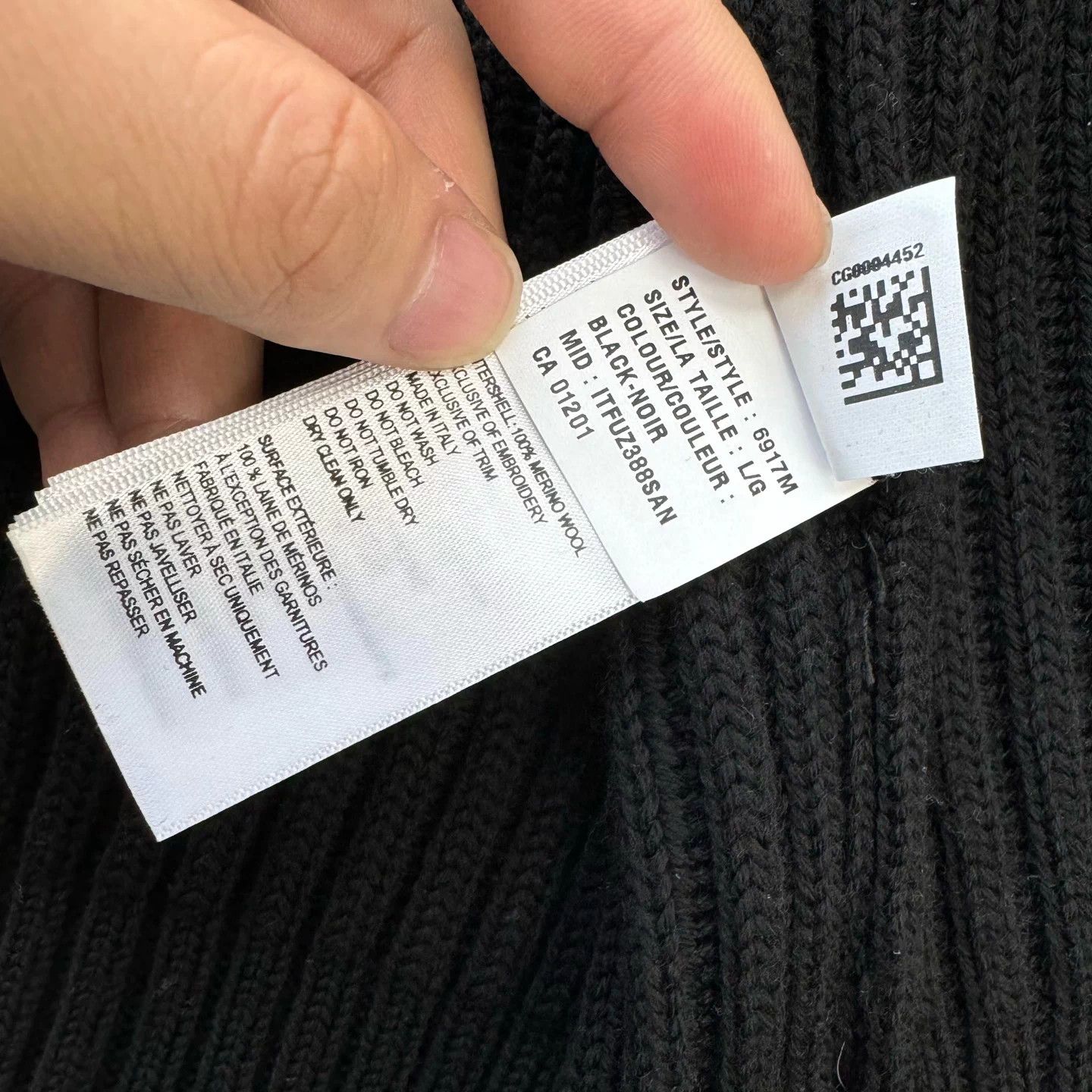 Other Canada Goose L Wool Turtleneck Sweater 2199 YI1310 Size L / US 10 / IT 46 - 7 Thumbnail