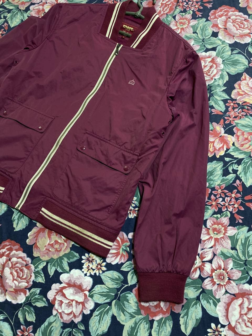 Merc × Vintage MERC London England Campbell jacket Burgundy SIZE Mlight Size US M / EU 48-50 / 2 - 6 Thumbnail