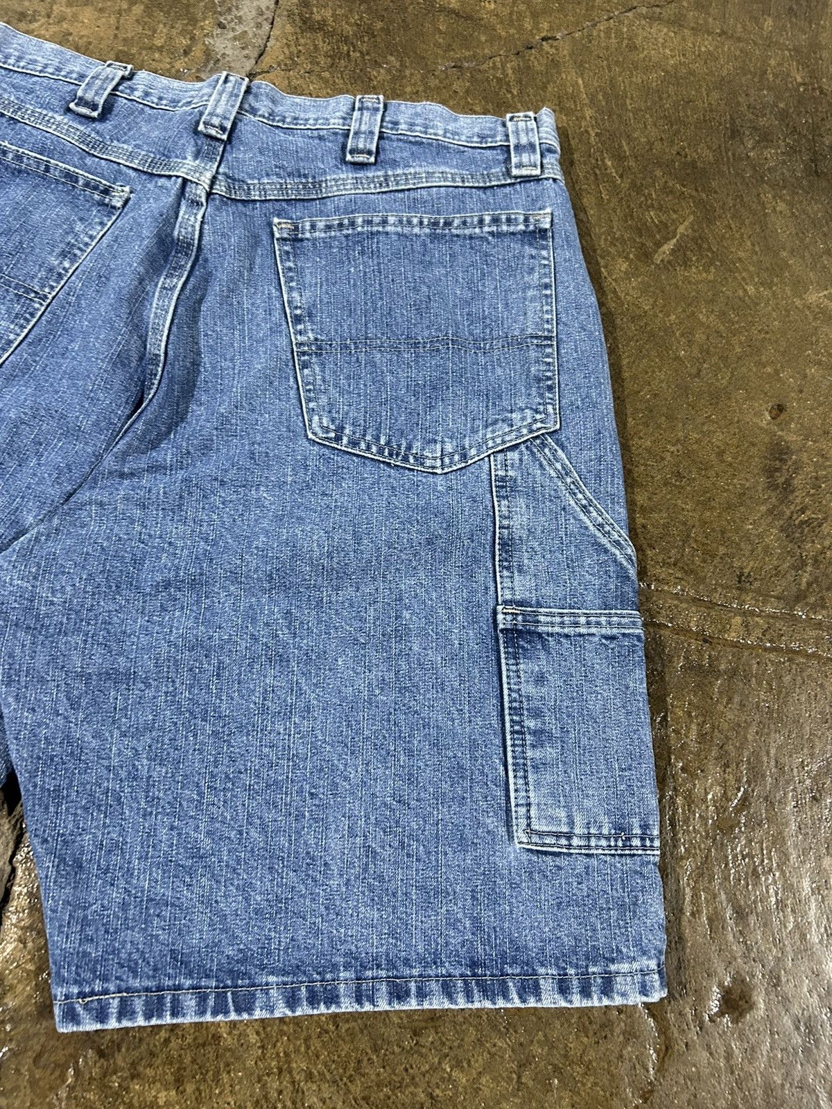 Carhartt × Vintage × Wrangler Crazy Carhartt Style Wrangler Carpenter Jorts Skater Shorts Size US 36 / EU 52 - 5 Thumbnail