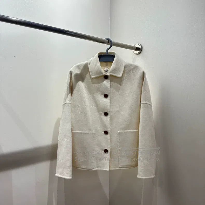 Hermes Hermes Lapel Buckle Cashmere Jacket Size XXS / US 00 / IT 34 - 1 Thumbnail