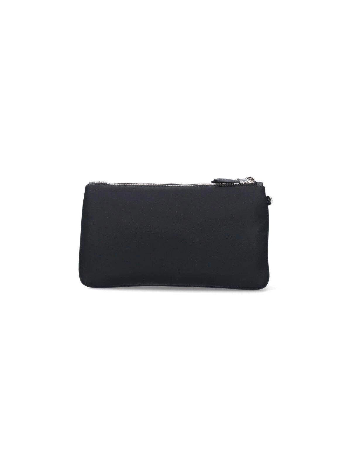 Prada PRADA Re-Nylon Black Double Pouch New And Authentic Size ONE SIZE - 3 Thumbnail