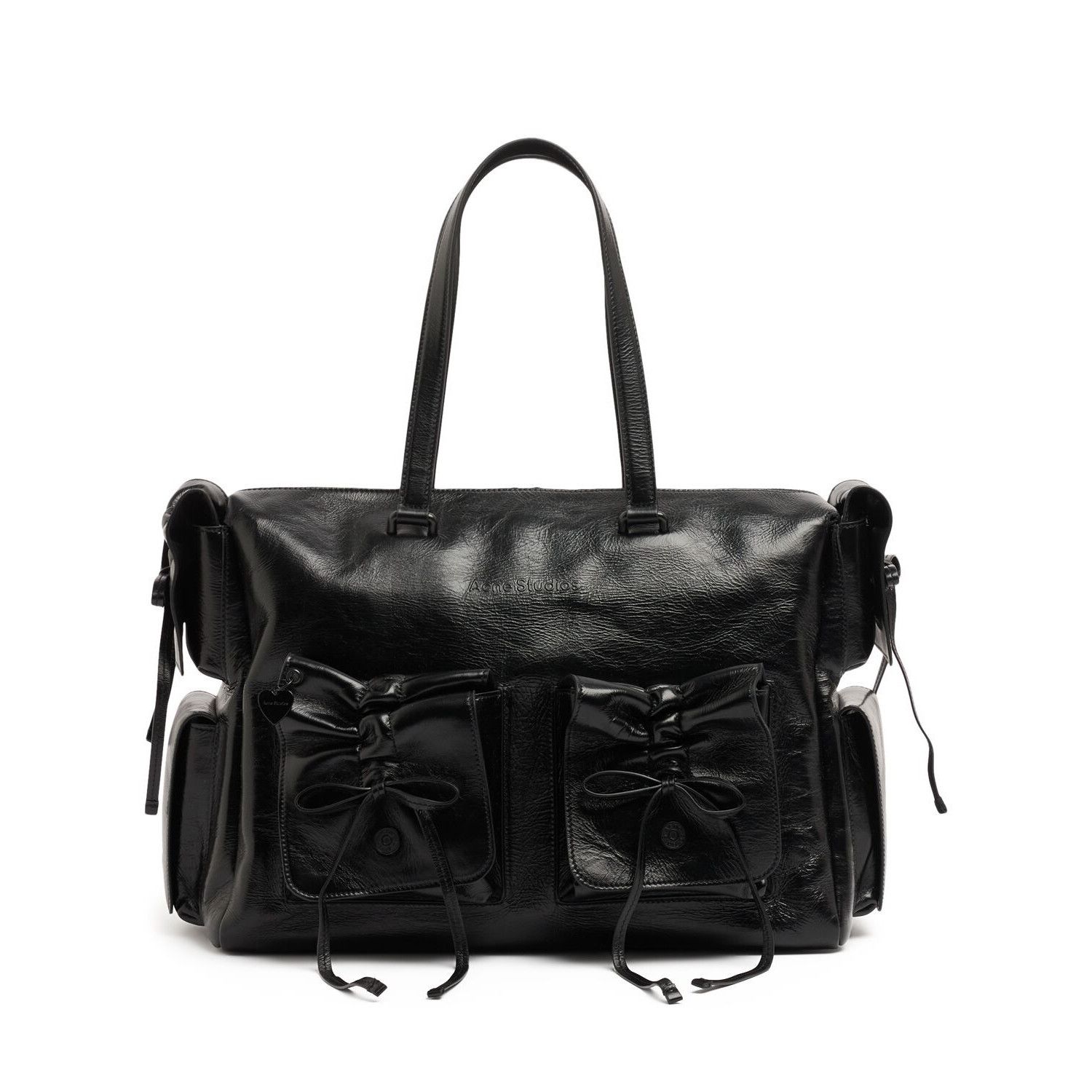 Acne Studios ACNE STUDIOS Multipocket Black Leather Tote Bag New & Authen Size ONE SIZE - 1 Thumbnail
