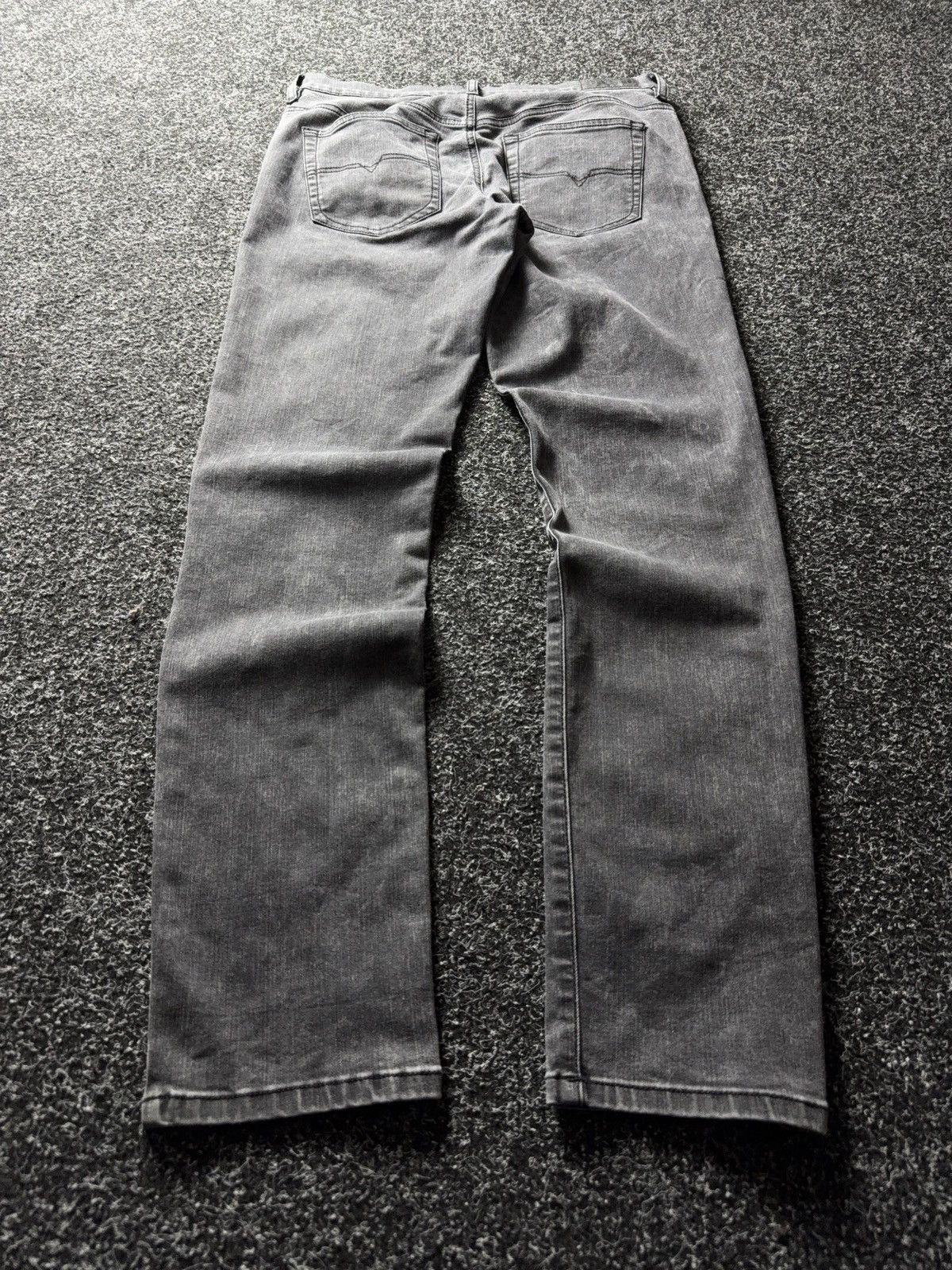 Diesel 00s Y2K Diesel D-RONISY Grey Slim Jeans Clean Minimal Fit Size 30" / US 8 / IT 44 - 12 Thumbnail