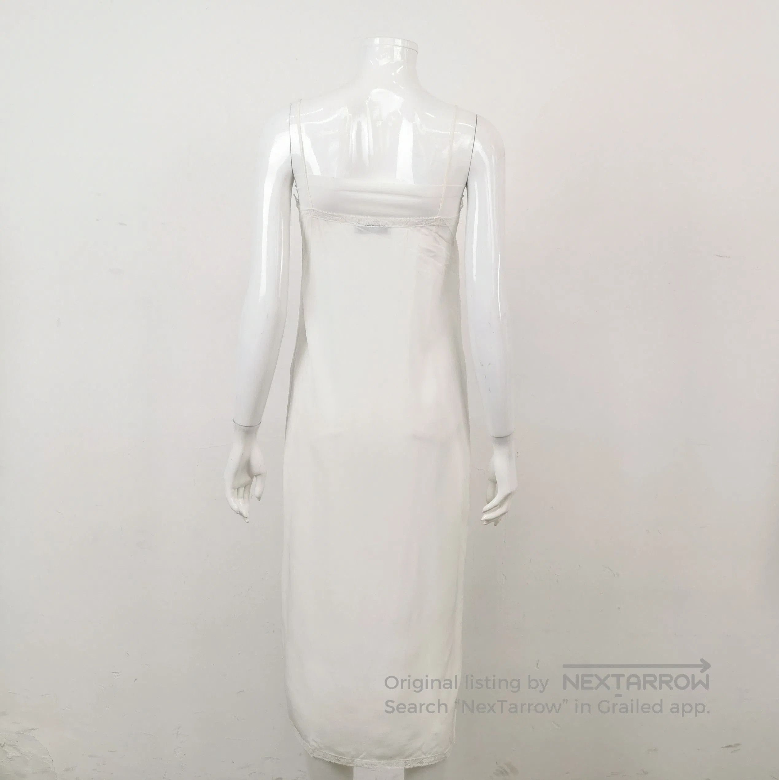 Prada Prada Striped Silk Midi Dress with Belt . Size XXS / US 00 / IT 34 - 1 Thumbnail