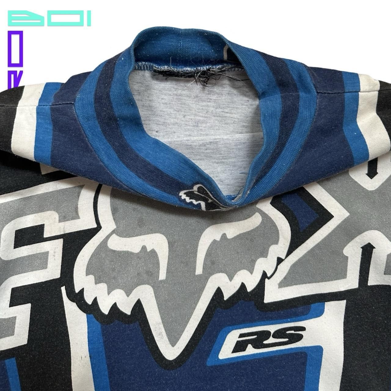 Fox Racing Vintage 90s Fox Racing Graphic Blue T-Shirt - Large Size US L / EU 52-54 / 3 - 2 Thumbnail