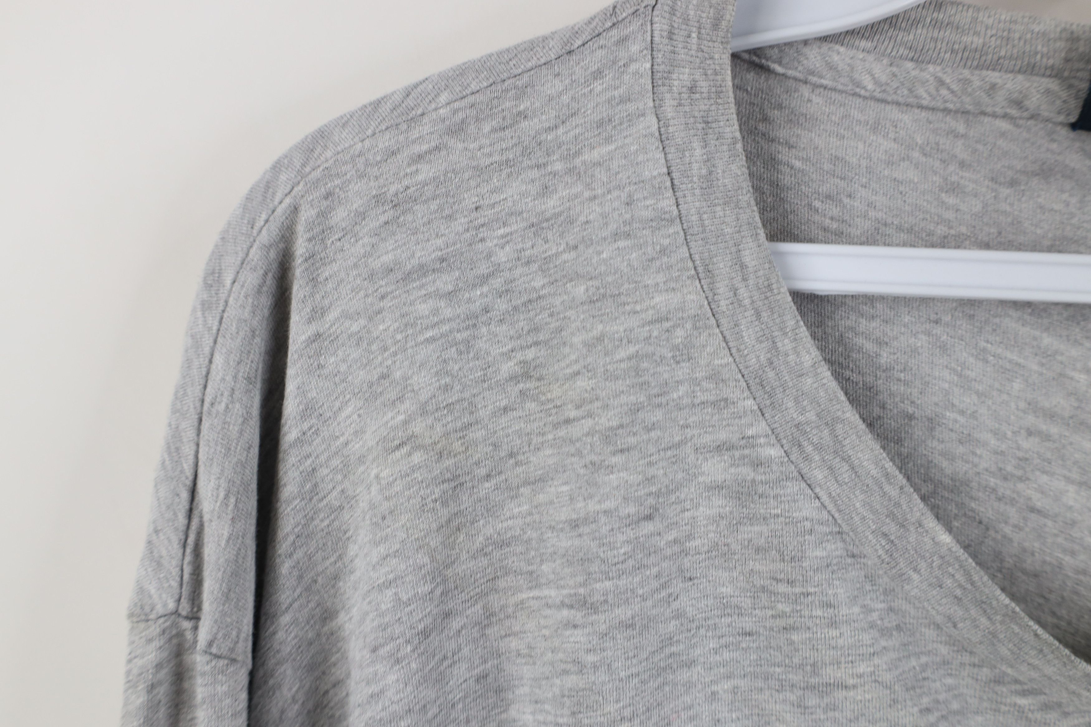 Ralph Lauren Vintage 90s Ralph Lauren Long Sleeve T-Shirt Heather Gray Size US L / EU 52-54 / 3 - 6 Thumbnail
