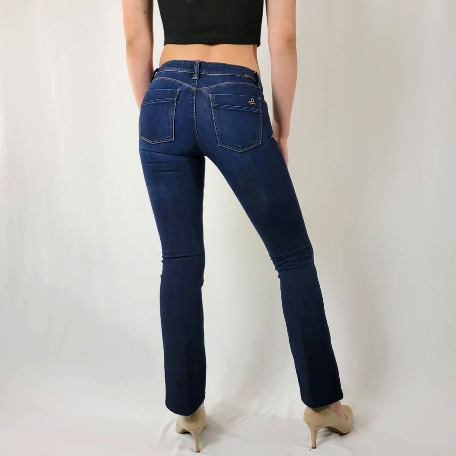 DL1961 Revolve x DL1961 Sonic Slim Bootcut Dark Wash Jeans Size 26" / US 2 / IT 38 - 2 Thumbnail