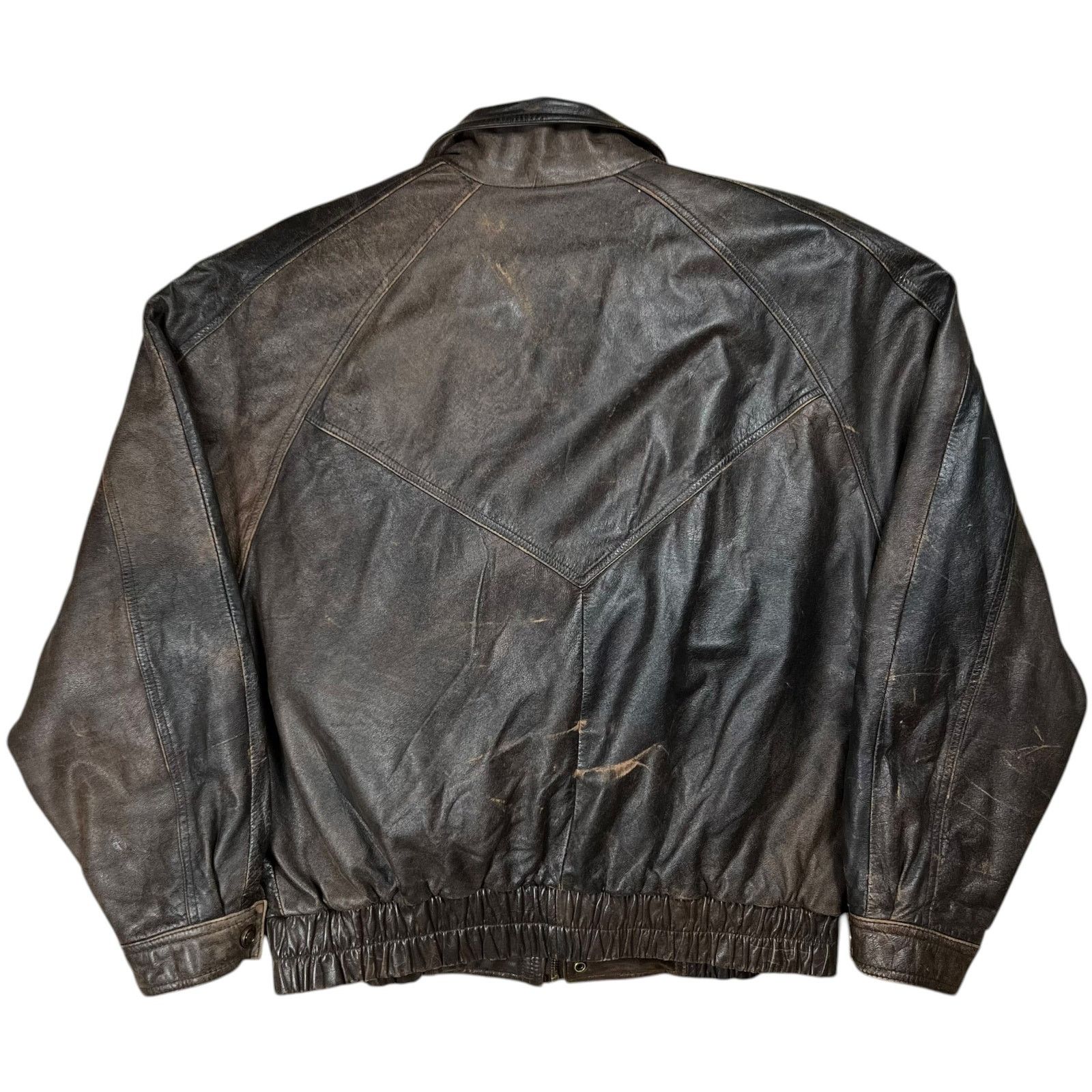 Vintage × Wilsons Leather Vintage 90s Wilsons Adventure Bound faded leather jacket (L) Size US L / EU 52-54 / 3 - 10 Thumbnail