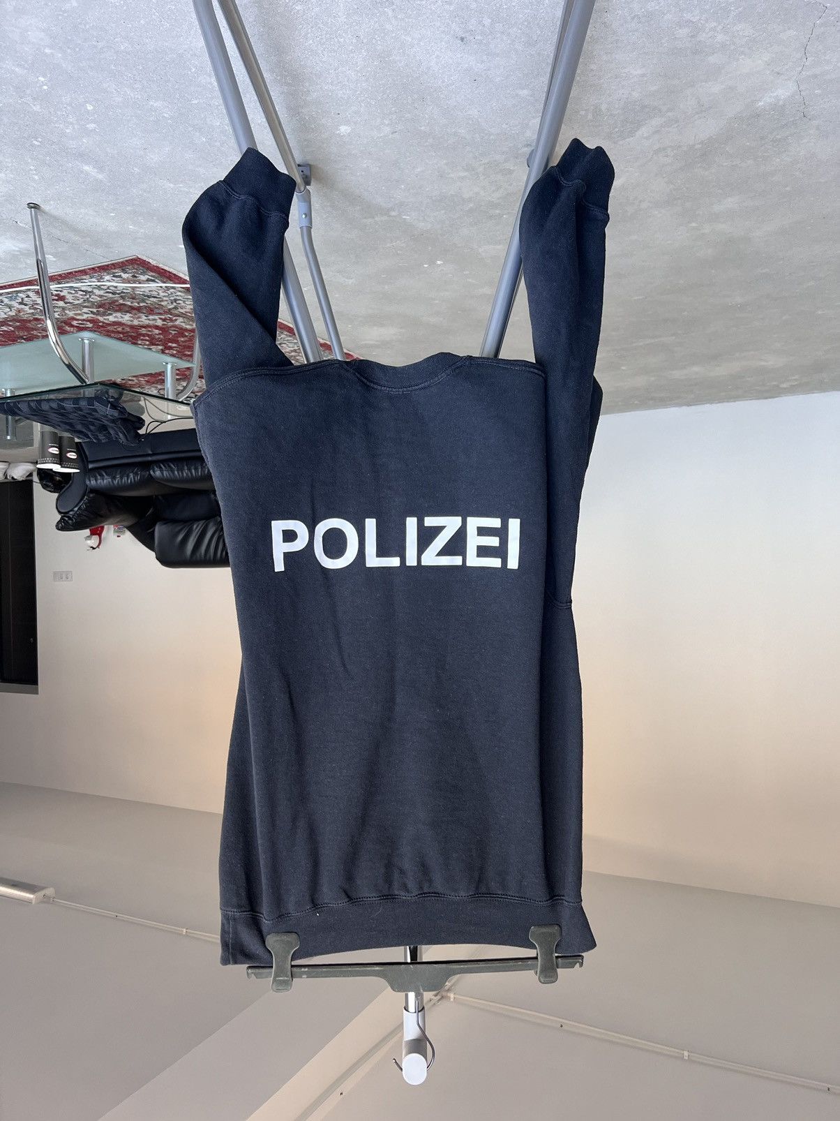Vintage 00s Vintage Polizei Sweatshirt German Size US M / EU 48-50 / 2 - 1 Thumbnail