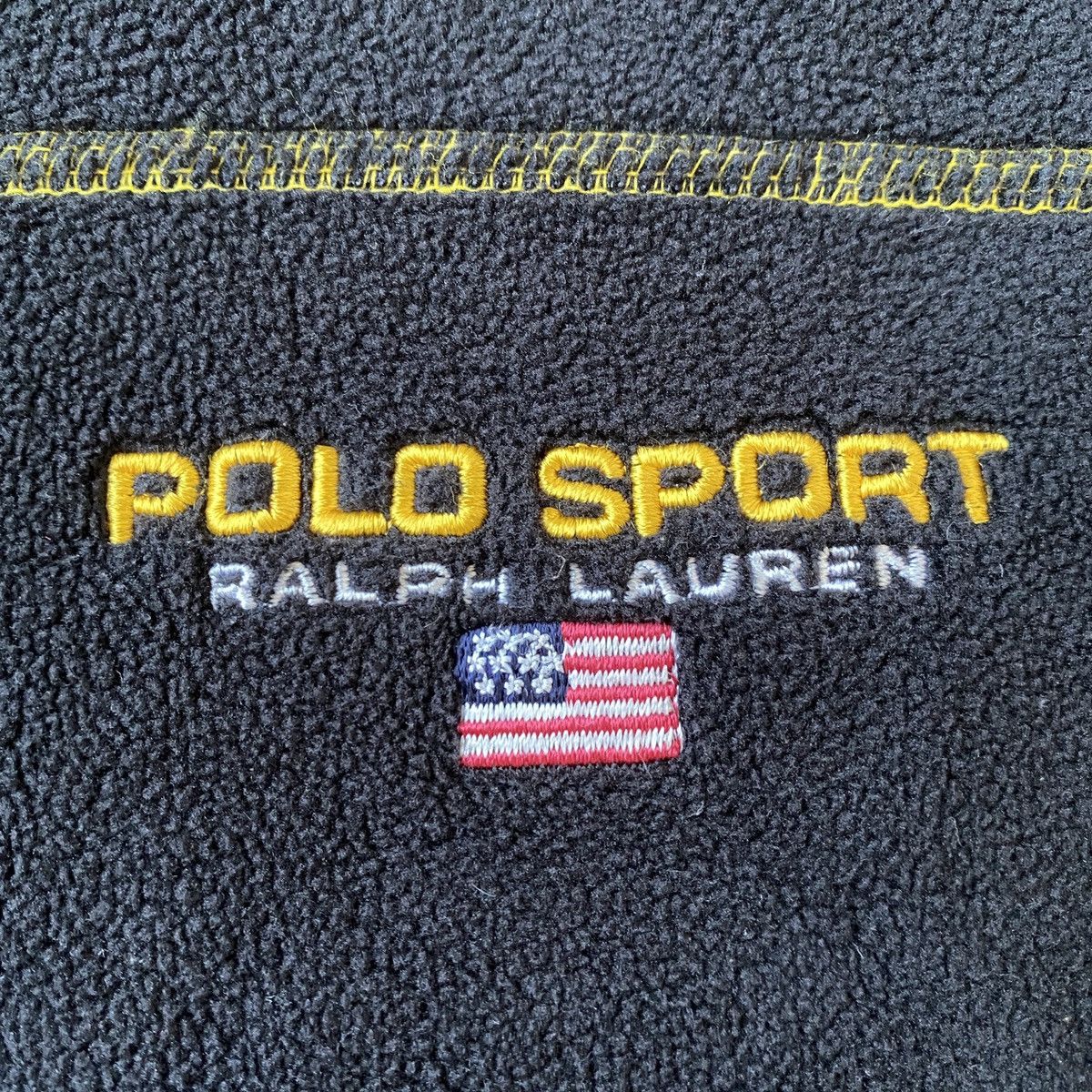 Polo Ralph Lauren × Vintage Polo Sport Nylon Hooded Fleece Size US S / EU 44-46 / 1 - 5 Thumbnail