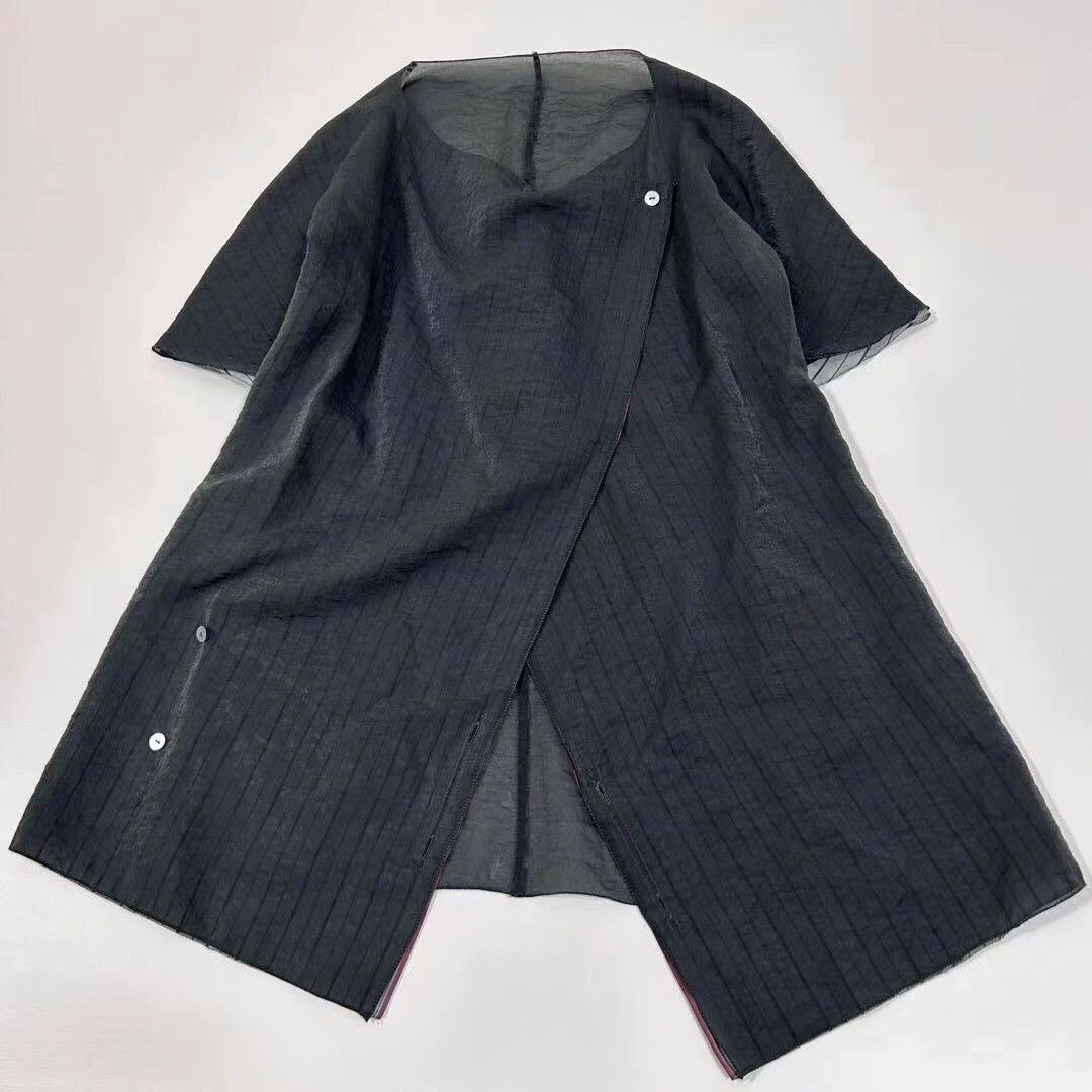 Yohji Yamamoto Yohji Yamamoto Y'S Long Skirt With Side Butto - -DMC Size US L / EU 52-54 / 3 - 1 Thumbnail
