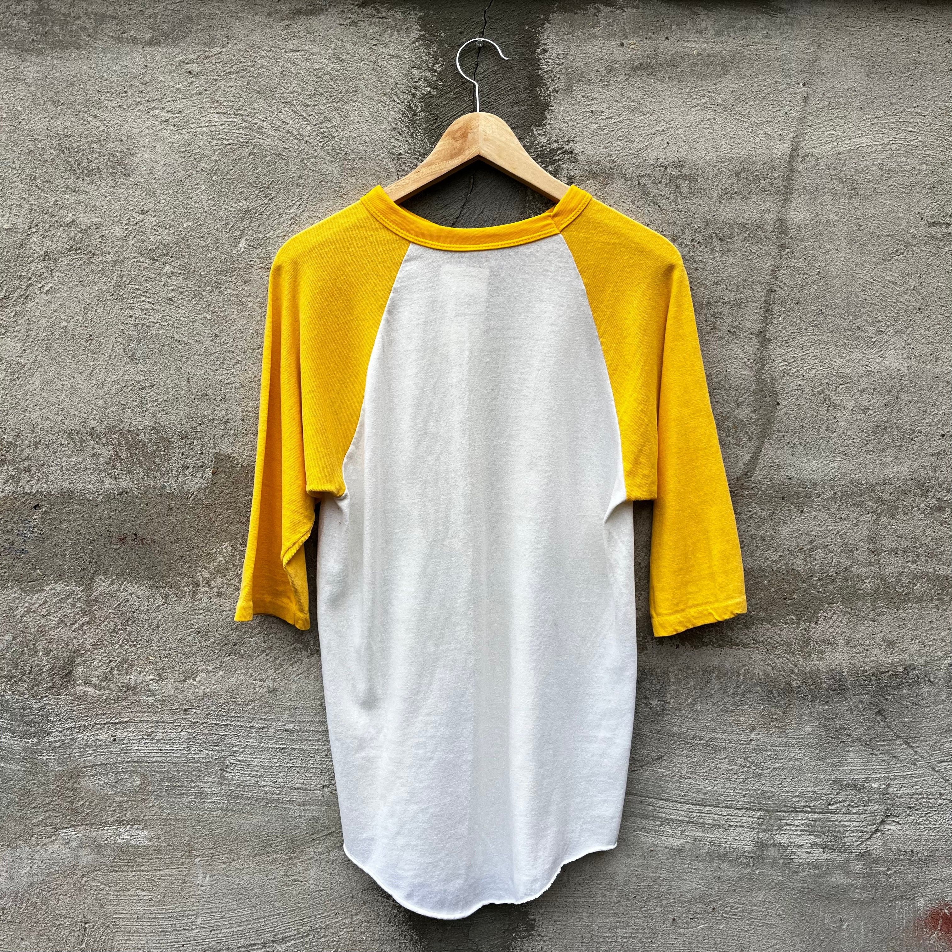 Russell Athletic × Vintage 70's Russell Yellow Baseball Style Shirt Size US M / EU 48-50 / 2 - 5 Thumbnail