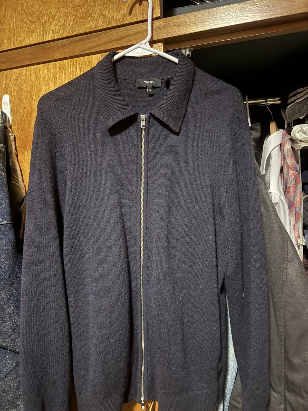 Theory Theory boiled wool double zip up Size US M / EU 48-50 / 2 - 1 Thumbnail