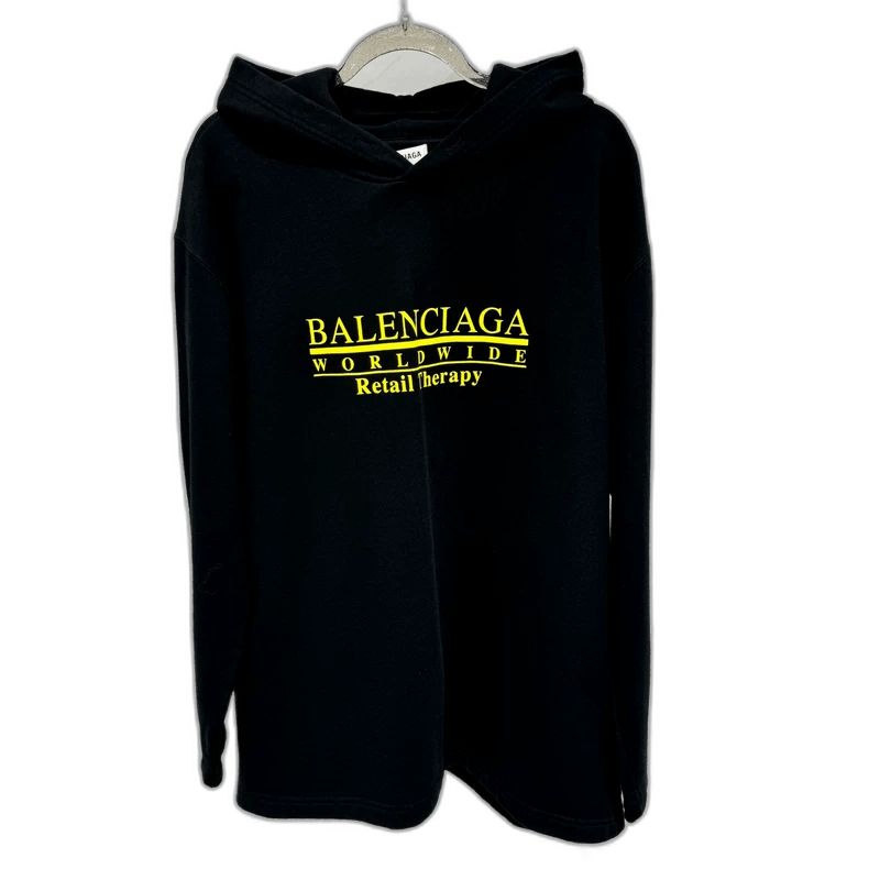 Balenciaga Balenciaga Logo Black Sweatshirt Size US S / EU 44-46 / 1 - 1 Thumbnail