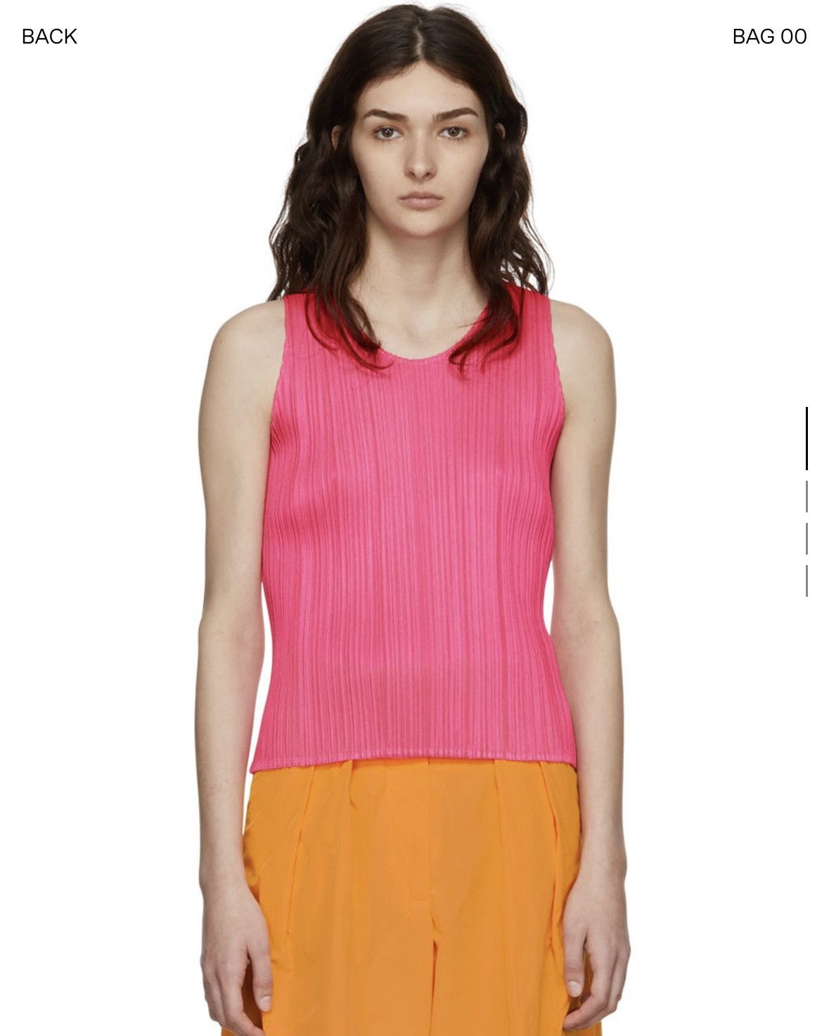 Pleats Please Issey Miyake [Send offer] ISSEY MIYAKE PLEATS PLEASE TANK TOP Size M / US 6-8 / IT 42-44 - 1 Thumbnail