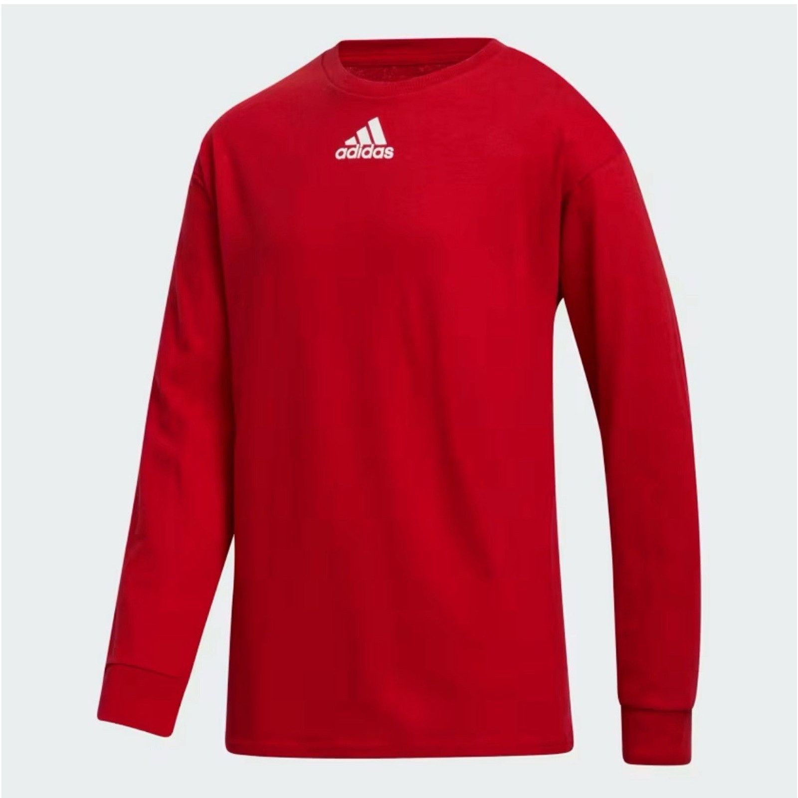 Adidas Adidas Badge Of Sport Logo Long Sleeve Red T-Shirt Men Small Size US S / EU 44-46 / 1 - 1 Thumbnail