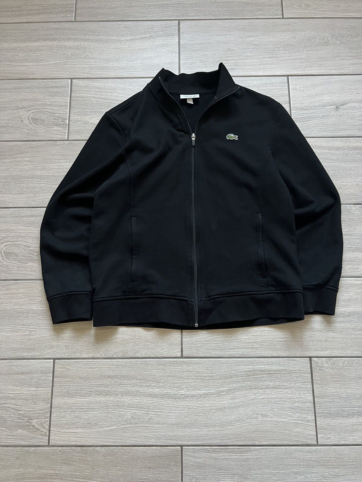 Lacoste Vintage Lacoste Zip Hoodie Mini Logo Old Money Size US L / EU 52-54 / 3 - 2 Thumbnail