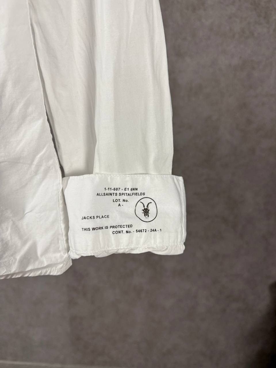 Allsaints Allsaints vintage designer logo shirt Size US L / EU 52-54 / 3 - 4 Thumbnail