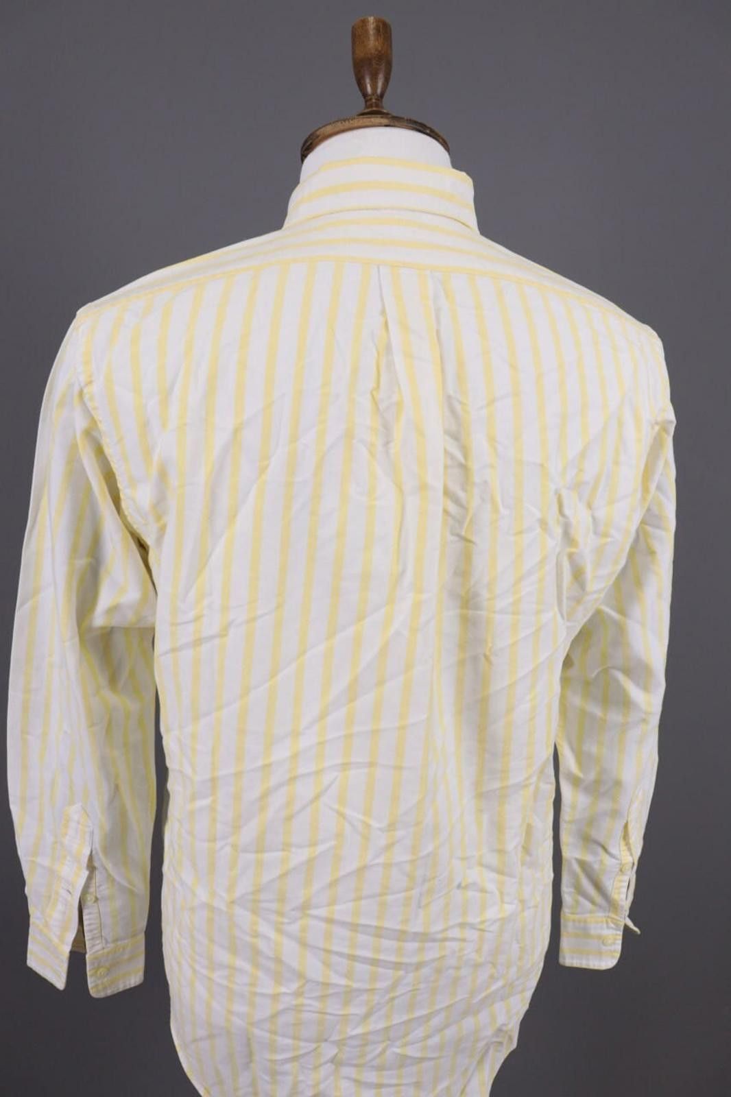 Polo Ralph Lauren Vintage Ralph Lauren Shite Striped Shirt Size 14 / 33 Size US M / EU 48-50 / 2 - 10 Thumbnail