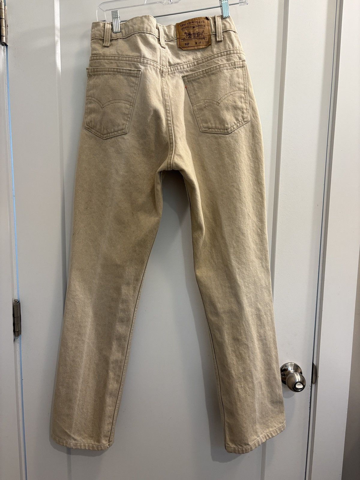 Levi's Levi’s 517 Jeans Beige Size US 34 / EU 50 - 2 Thumbnail