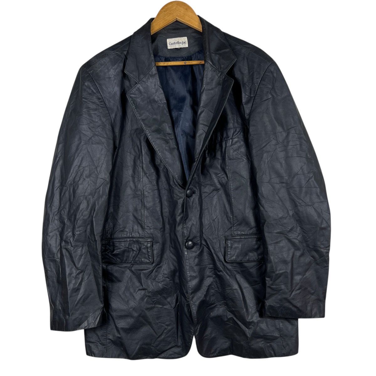 Jean Charles De Castelbajac Vintage Castlebajac Blazer Leather Jacket Size US XL / EU 56 / 4 - 1 Thumbnail