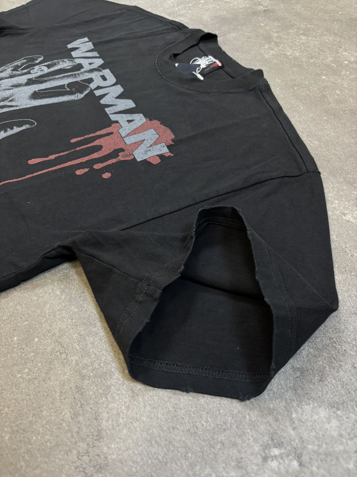 Vintage Warman Hand Logo Graphic T-Shirt, Washed Black Size US S / EU 44-46 / 1 - 5 Thumbnail