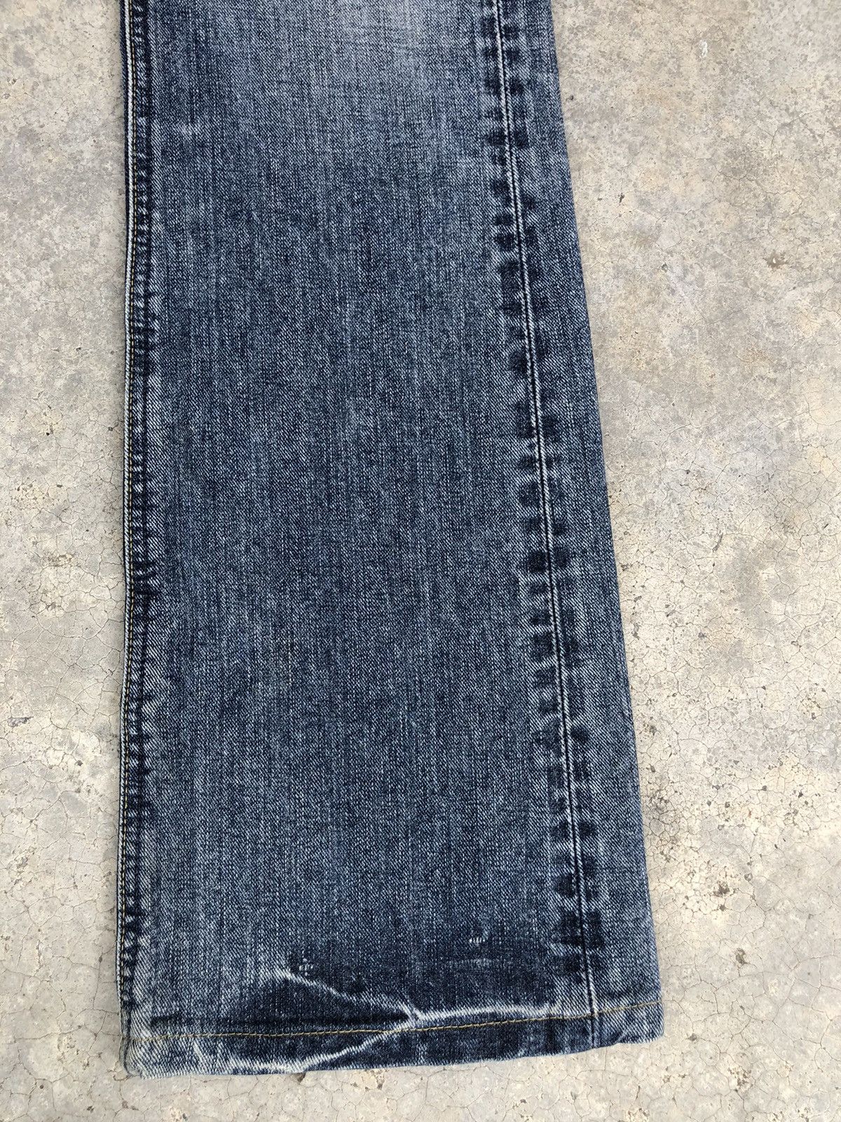 If Six Was Nine Japanese Lee Flared Jeans Distressed Jeans Size US 30 / EU 46 - 7 Thumbnail