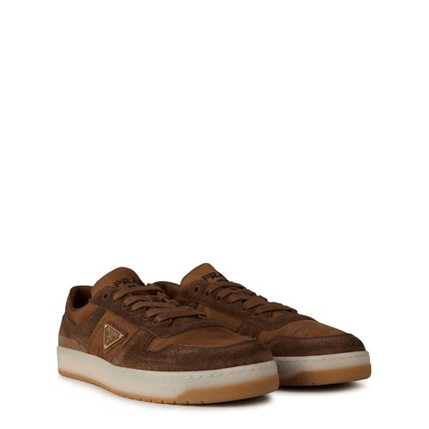 Prada Downtown Delavé Suede Trainers Size US 9 / EU 42 - 4 Thumbnail
